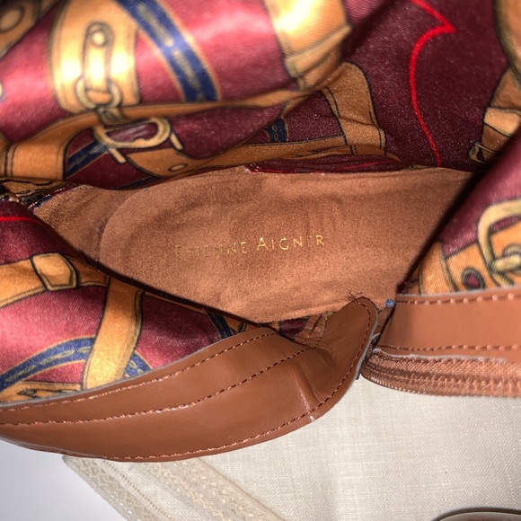 Etienne Aigner Womens Tweed/Leather Boots - Picture 12 of 13